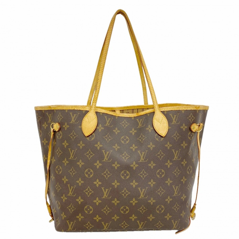 Louis Vuitton Monogram Neverfull MM Tote Bag M40156 Brown (Women's)